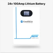 CoreTech 24v (2.5KW) 100Amp Lithium Battery